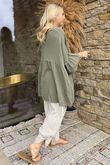 Made in Italy Santos Artist Smock Moss 